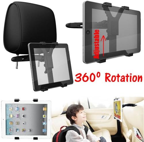 Xcellent Global Universal Car Back Seat Headrest Mount Holder For iPad 1/2/3/4 Tablet Galaxy M-CA005