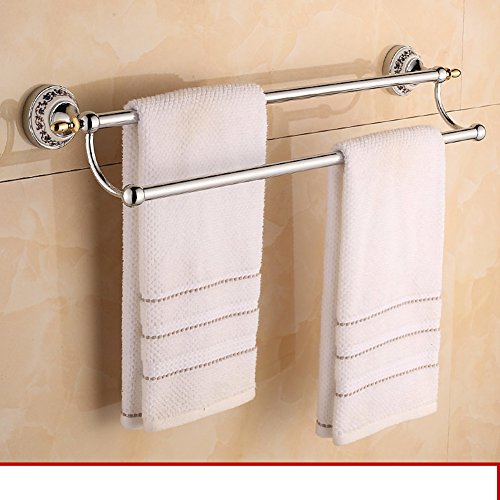 Preisvergleich Produktbild Continental blaue und weiße Porzellan Handtuchhalter / Tuchstab / Sanitär Edelstahl Bad-Accessoires antiken Garten-B