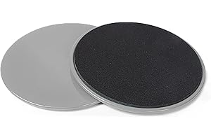 GNHG Sliders Fitness Gleitende Gleitscheiben Doppelseitig Core Sliders Gleitscheiben Fitness Gliding Discs fur Hause Training Bauch Workouts & Ganzkörpertraining (grau) 2 Stück