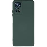 KZY İletişim Xiaomi Redmi Note 11 Pro Kapak I&ccedil;i Kadife Kamera Korumalı Lansman Silikon Kılıf - Koyu Yeşil