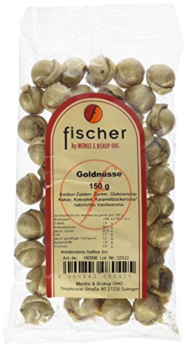 Preisvergleich Produktbild Fischer Goldnüsse Bonbon, 150 g