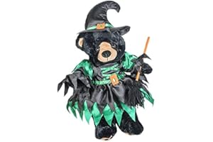 TEDDY MOUNTAIN Wicked Witch Costume Teddy Bear Outfit (16")