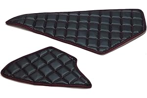 ‎KRAM-TRUCK KRAM-TRUCK Autopolster Gesteppte LKW-Regalmatten 2er Set Kunstleder kompatibel mit Mercedes Actros MP4 MP5 10mm Schaumstoff Klettverschluss Abriebfest schwarz roter Faden