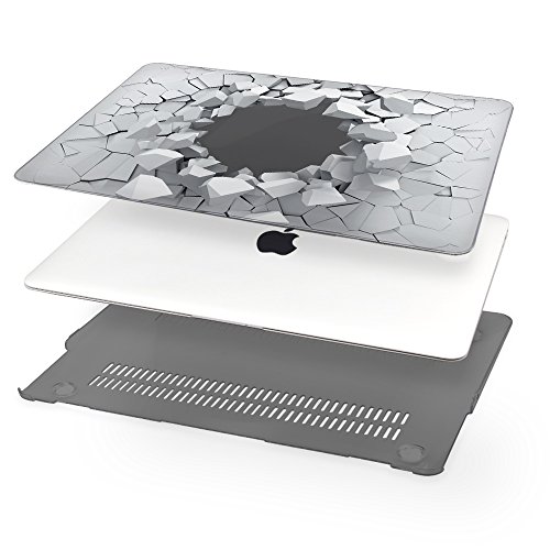 Batianda 2016 MacBook Pro 13 Hülle,3D Kreative Geometrie Design Harte Hülle Schutzhülle Für Neu MacBook Pro 13 mit / ohne Touch Bar (Modelle: A1706 / A1708),M493 - 3