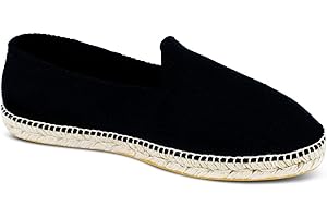 weltenmann Corralejo – Espadrillas Slip-on a Colore in Cotone con Borsa di Stoffa, 41-46, Handmade in Spain