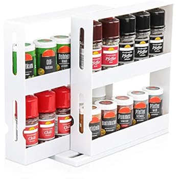 Piment Holz Gewürzregal, inkl. 113,4 g jars- Nussbaum, Ahorn und Kirsch