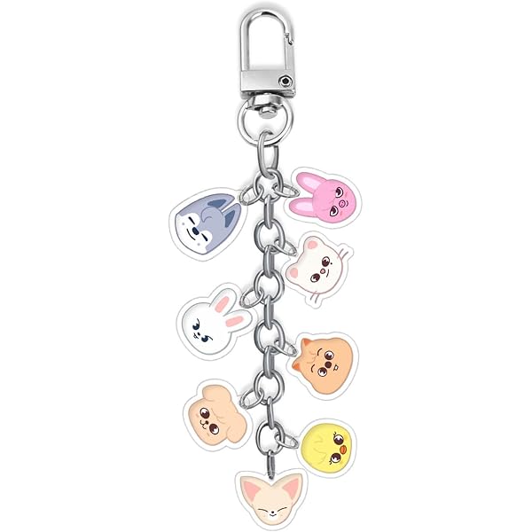Coffret Cadeau Stray Kids – Photocards, Porte-clés, Sac SKZoo, Collier, Lanière, Autocollants, Badge Pour Fans Kpop