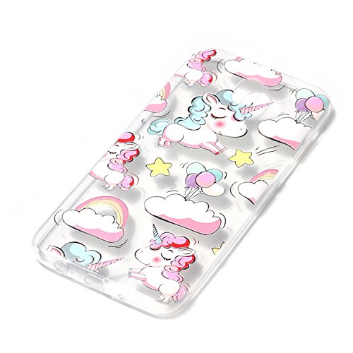 Cover para Samsung Galaxy J7 2017  Versi  n Europea    CHcase vid de la flor Transparente TPU Silicona Suave Funda Case Tapa Caso Parachoques Carcasa Cubierta para Samsung Galaxy J7 2017  Versi  n Europea  -Unicorn and Balloon