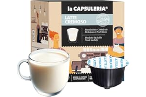 ‎LA CAPSULERIA CREMIGE MILCH (48 Kapseln) kompatibel mit Nescafé Dolce Gusto, 3er Pack, 3x16 Kapseln (48 Portionen) - (La Capsuleria)
