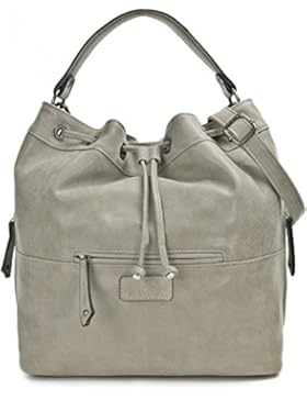 MIYA BLOOM, Damen Handtaschen, Shopper, Schultertaschen, Umhängetaschen, Beuteltasche, Hobo Bucket Bag, 37 x 31...