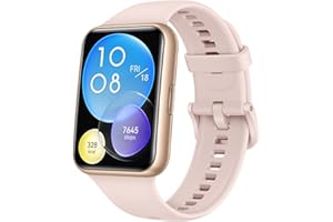 ‎HUAWEI Smartwatch HUAWEI WATCH FIT 2, HUAWEI FullView o przekątnej 1,74 cala, połączenia Bluetooth, trwała bateria, animacje szybkiego treningu, monitorowanie SpO2, różowy