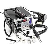 Heißluftkolben mit Leistungsaufnahme von 550W und Temperaturbereich von 100-480°