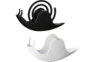 Belvanr Mückenspirale Halter Schnecke 2 Stück Mückenspirale Behälter Moskito Spulenhalter Kreative Tragbare Mosquito Coil Holder für Schlafzimmer, Wohnzimmer, Küche, Büro und Draußen Geeignet