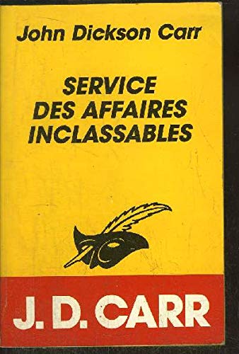 Télécharger SERVICE DES AFFAIRES INCLASSABLES livre En ligne