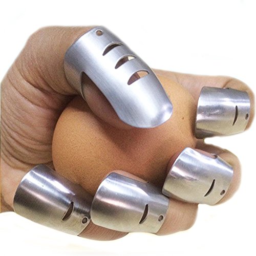 Handschutz-Fingerschutz, verstellbarer Edelstahl-Messer-Schneidemesser, Vermeiden Sie Verletzungen beim Schneiden Hacken Schneiden Küche Sicherheit Hacken Werkzeug