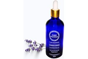 ISOPE PROVENCE Olejek eteryczny lawendowy (Lavandin Grosso BIO), w 100% czysty i naturalny, od producentów prowansalskiego dromu dyfuzora, aromaterapii, relaksu, snu, masażu