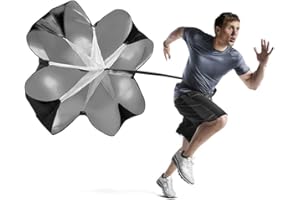 ND Sports Speed Training Parachute – Resistance Running Parachute for Sprint, Football, Rugby & Basketball Training | Adjustable Belt for Kids & Adults with Carry Bag