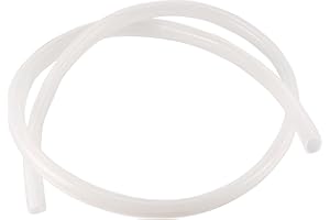 UXCELL sourcing map 12mm x 14mm Tubo translúcido de silicona agua del tubo de la manguera de la bomba de aire de 1 metros de longitud