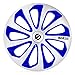 Produktbild Satz Sparco Radzierblenden Sicilia 14-Zoll Silber/Blau/Karbon