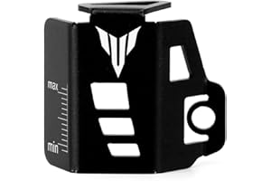 Modeer für MT03 MT09 MT25 2015-2022 MT07 2015-2021 Schutzabdeckung des hinteren Flüssigkeitsbehälters FZ07 FZ09 mt 03 07 09 25 MT-03 MT-07 MT-09 MT-25 Zubehör (Schwarz)