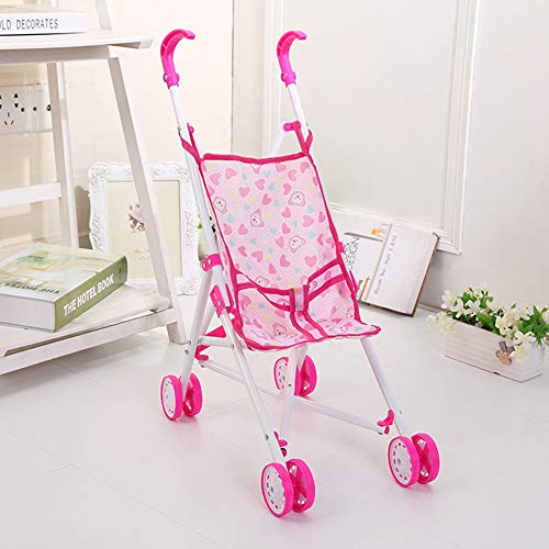 Preisvergleich Produktbild Queta Puppenbuggy für Barbie-Puppen-Zubehör (zufällige Farbe)