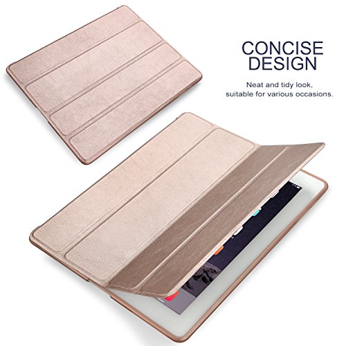 H  lle f  r iPad 2   iPad 3   iPad 4 CICMOD   Smartcover Case Tasche Schutzh  lle Etui Auto Aufwachen Schlaf Funktion mit Multi St  nder und Anti-Sto 