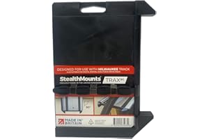 StealthMounts Trax90 Führungsschiene für Milwaukee | 90° Winkelsägeführung für Tauchsägen, Tauchsägen Schienenwinkelstopp, Anschlag für Schienensäge, Präzise Schnitte