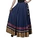 NIKA Cotton Hand Block Printed And Gota Work Long Skirt RS.1199.00