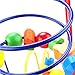 Baby Toddler Wooden Toys Mini Around Wooden Beads Maze Enlightenment Educational Toys Game Bauble -- Develop hand-eye coordination