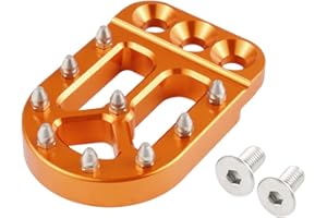 NICECNC Bremspedal Hinten Compatible with 690 Enduro R 08-23, 390/1290/1190/1090/1050/990/950 Adventure/R/S/T, Compatible with Husqvarna 701 Enduro/Supermoto 16-23, Orange, See Fitment