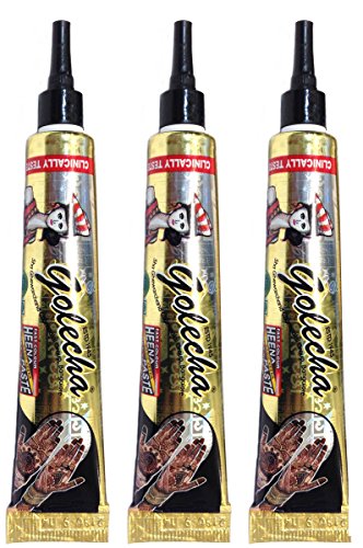 3x Herbal Tattoo Tubes Black by Golecha (75g)