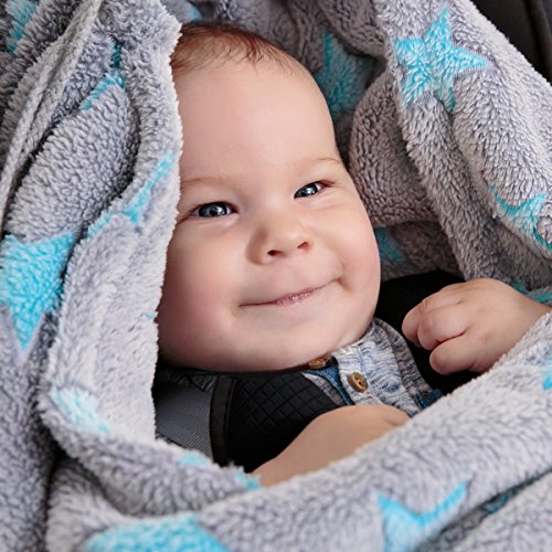 HOPPEDIZ® Einschlagdecke aus Fleece für 3 & 5 Punkt Gurtsysteme - 2