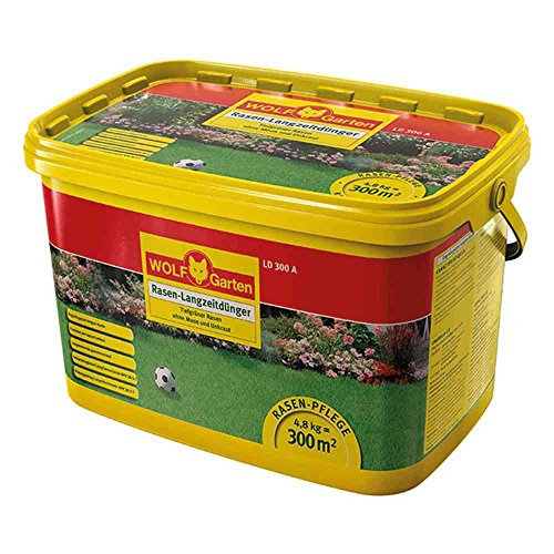 Wolf Rasen-Langzeitdünger LD 300 A für 70 Tage, mehrfarbig