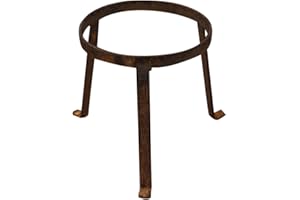 Biscottini Soporte Plantas en Hierro L21xPR21xH21 - Jardineras Exterior - Soporte para Plantas - para maceteros Decorativos Interior - para Maceta, macetero, macetas Decorativas, macetero Alto
