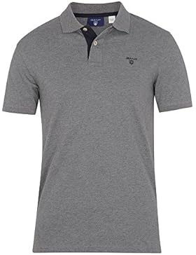 Gant Herren Poloshirt grau Dunkelgrau gemischt