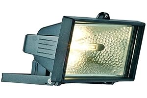 Powermaster S5885 Eco-Halogen Floodlight, 400 W, Black