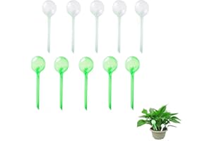 FZSECRIU 10 Pièces Cône Darrosage，Systeme Arrosage Automatique，Arrosage Plante Vacances，Arroseur Automatique Plante Intérieur，Couleurs Vertes Et Transparentes, Taille 13 * 5cm