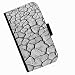 Produktbild Hairyworm - Grey cracked earth Xiaomi Mi Mix leather side flip wallet phone case, cover with card slots, money slot and magnetic clasp to close. X omi Mi Mix photo phone case