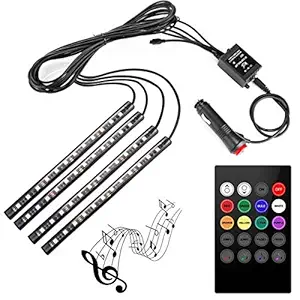 Generic - ATMOSTPHAR-LIGHT LED DC 12V Multicolour Music Car Strip Atmosphere Lamp Light For Car Interior