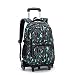 Produktbild XHHWZB Trolley Tasche Cadeaux Rentrée Scolaire mit Roulette Cartel Roulette Bagages Cabine Loisir Reise Fille Garçon 6 Roues 49 * 32 * 18cm (Farbe : A)
