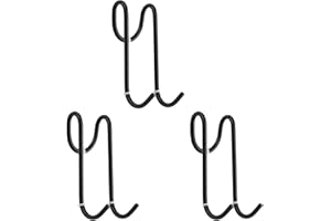 Morobor Ganchos para puerta de vidrio sobre la ducha, 3 ganchos de acero inoxidable 304, colgador sin marco para baño, ganchos para escobilla de ducha, ganchos para toallas en forma de S