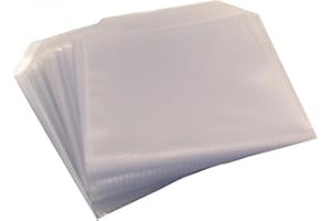 Four Square Media 200 Schutzhüllen für CDs / DVDs, transparente Kunststoffhüllen, 80 Mikron - 2 x 100 Stück
