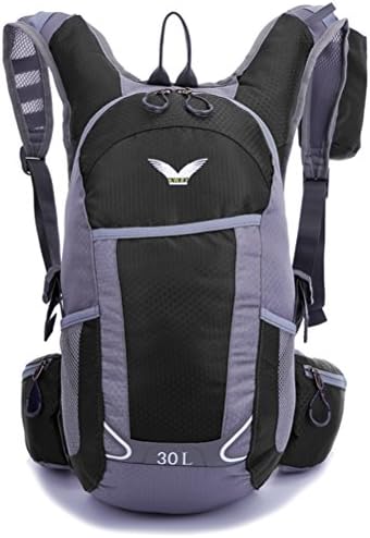 SHTH 30-Litre Unisex Rucksack for Cycling / Hiking / Trekking / Camping, 45 x 25 x 20 cm, black, 45 * 25 * 20cm