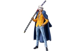 Hilloly One Piece Figure di Trafalgar D. Water Law, 1 PCS Auto, Desktop Decorazione Partito Mini Figurine Figure del Re Pirata Nautico Cake Topper Adatto per Decorazione One Piece Trafalgar D. Water