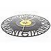 Produktbild MCC Kreative Minimalist Europäische Wanduhr Retro Musik CD Vinyl Record Silent Clock , yellow