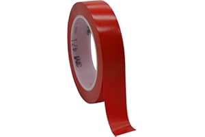 INDIAN STORE 24 3M 471 - Nastro in vinile Fineline per contorni, nastro adesivo per imbianchini, strisce decorative, marcatura di sicurezza, marcatura per colori, marcatura per pavimenti (24 mm x 33 m, rosso)
