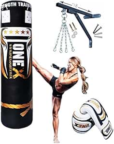 punching bag filling sawdust