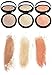Ayliss Illuminator Powder Highlighting Face Powder Vivid Baked Highlighter Cosmetic with Mirror,02