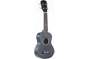 GEWApure PS512822 Ukelele soprano Almeria negro mate