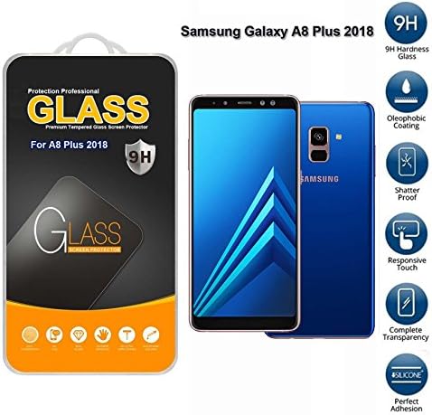 Tempered Glass Mobile Phone Screen Protector Film Compatible With Galaxy A8 Plus 2018